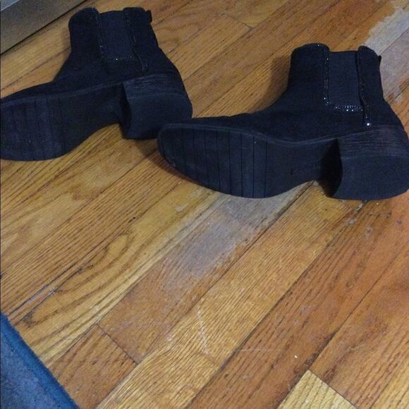 Kenneth Cole reaction 7.5 ankle boots black bling - Picture 11 of 11